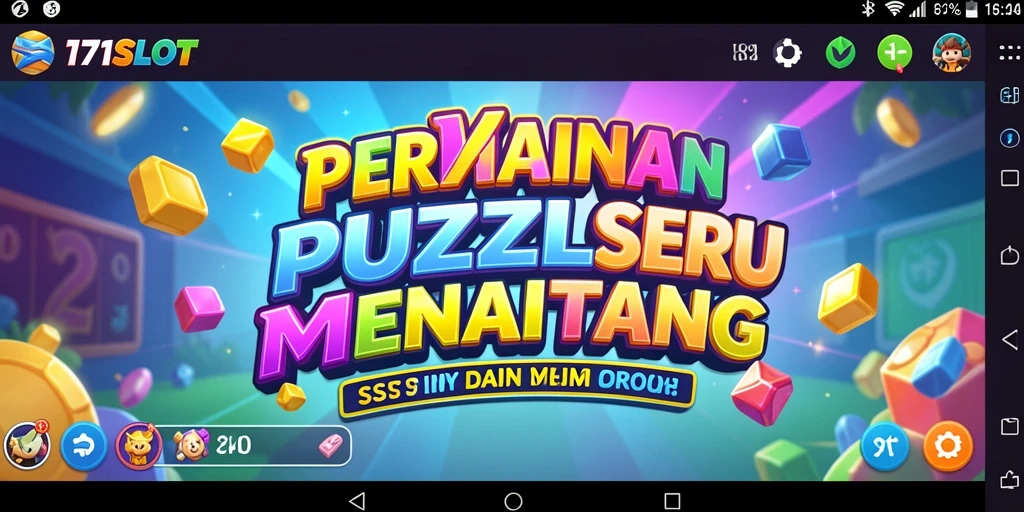 Tampilan gameplay seru dari 171SLOT dalam mode puzzle.