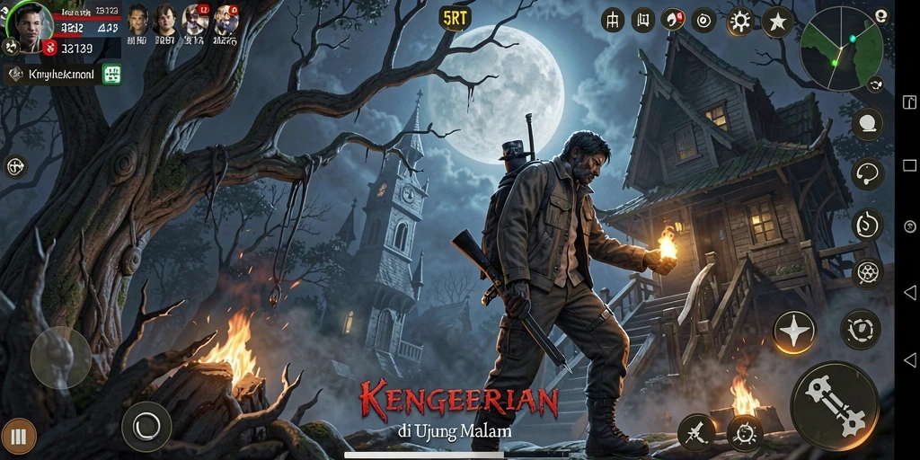 Gameplay menakutkan dengan suasana mencekam di 5RT.