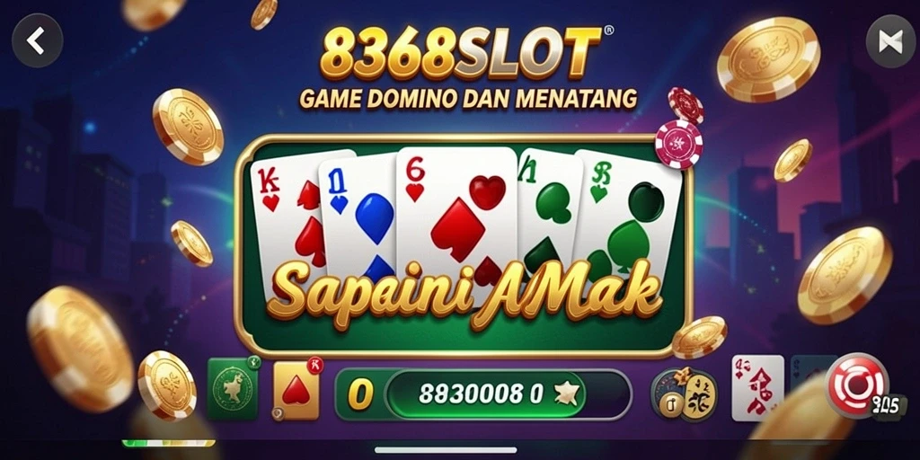 Tangkapan layar gameplay seru Domino di 8368SLOT.