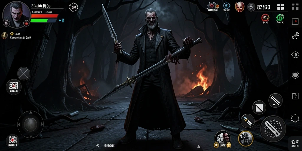 Tampilan menakutkan dari gameplay 8QR yang penuh kengerian.