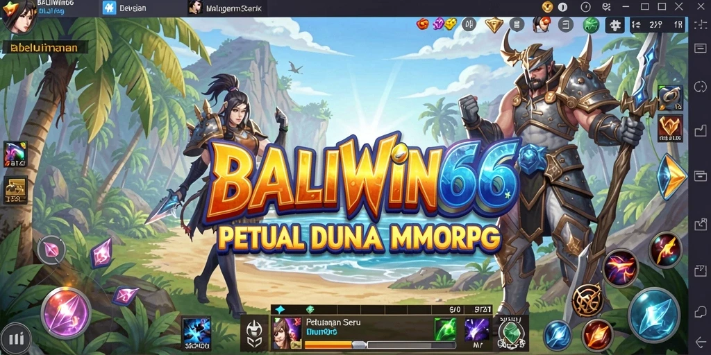 Screenshot BALIWIN66 menunjukkan aksi pertarungan yang mendebarkan dalam MMORPG.