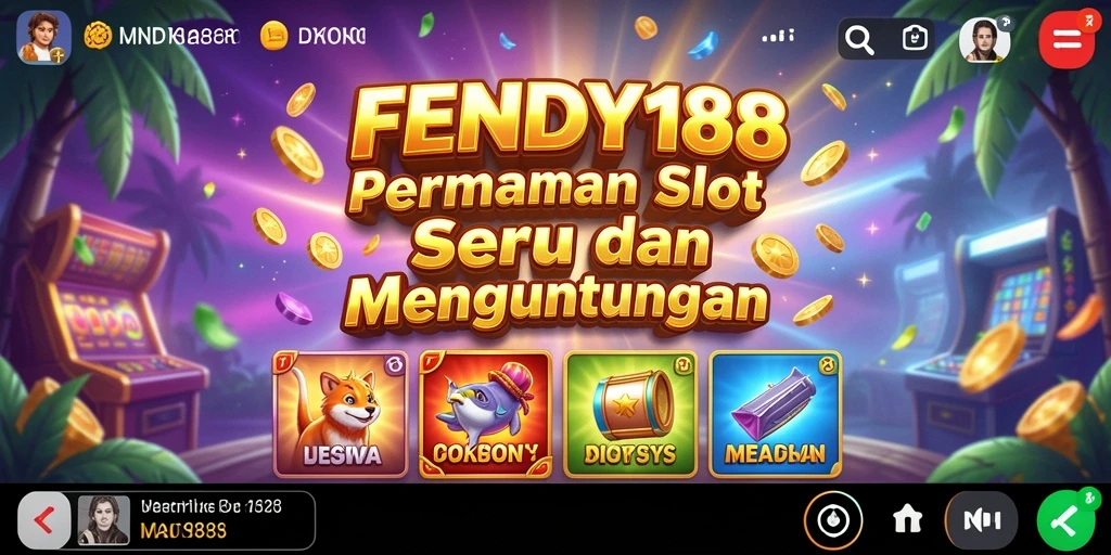 Tampilan fitur gameplay menarik dalam permainan Slot FENDY188.