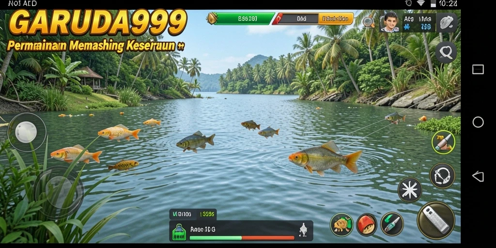 Tangkapan ikan besar dalam gameplay yang mendebarkan di GARUDA999.