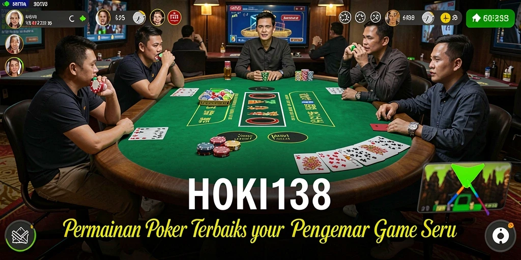 Tangkapan layar HOKI138 menampilkan aksi permainan Poker yang mendebarkan.
