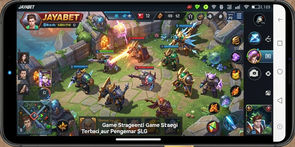 Tampilan gameplay epik JAYABET yang penuh strategi.