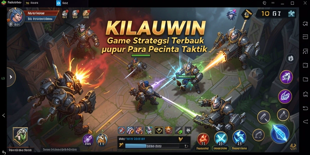 Screenshot KILAUWIN menunjukkan gameplay taktis yang mendebarkan.