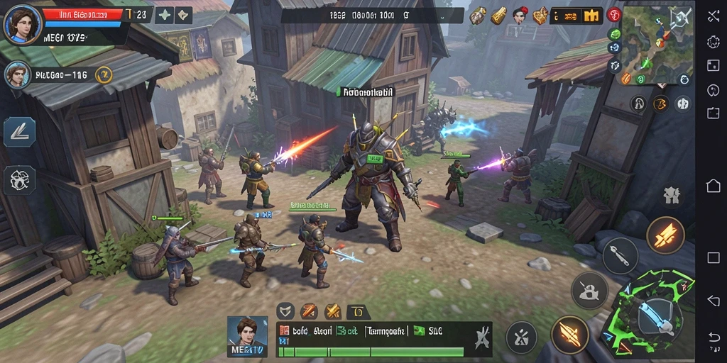 Tangkapan layar gameplay MEGA111 yang menunjukkan aksi strategis yang mendebarkan.