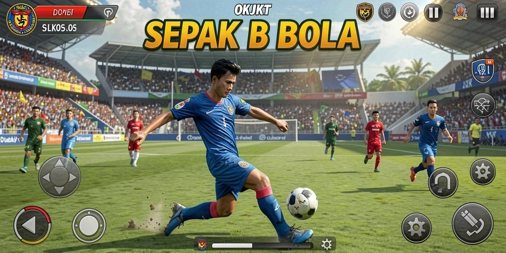 Gameplay dinamis dan seru dalam OKJKT.