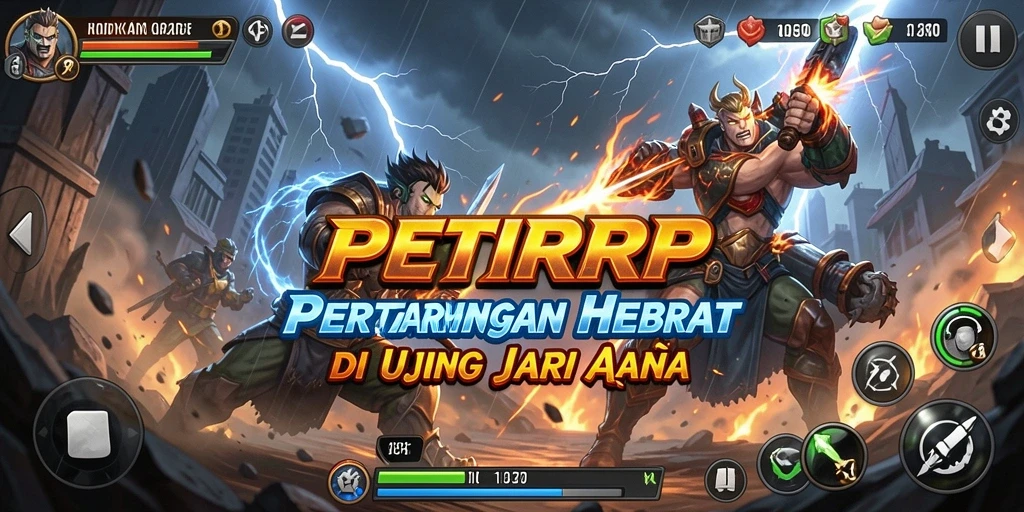 Gameplay menegangkan dengan pertarungan karakter unik.
