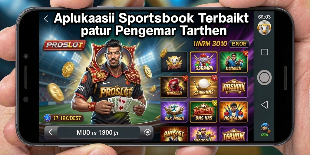 Tampilan antarmuka PROSLOT menampilkan taruhan olahraga dengan jelas.