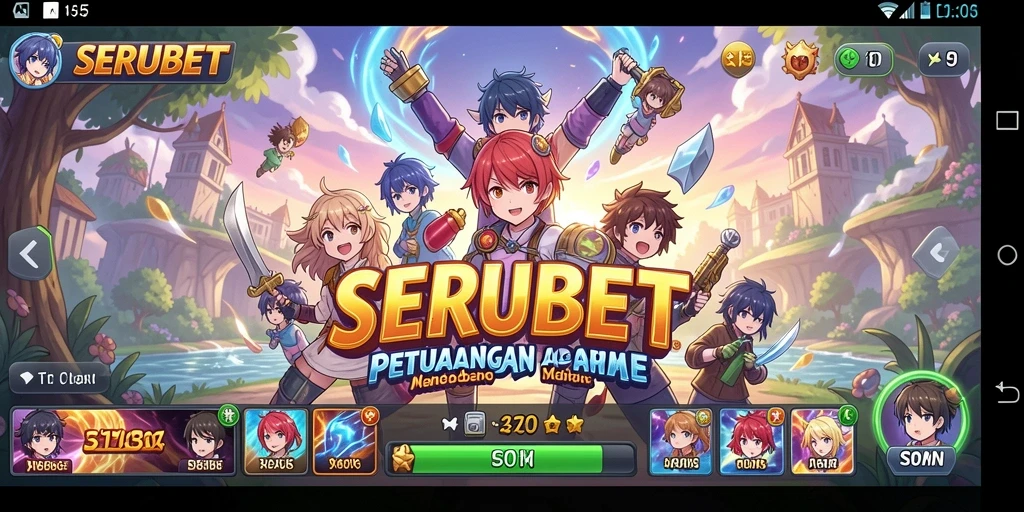 Gameplay seru dan karakter anime menarik di SERUBET.