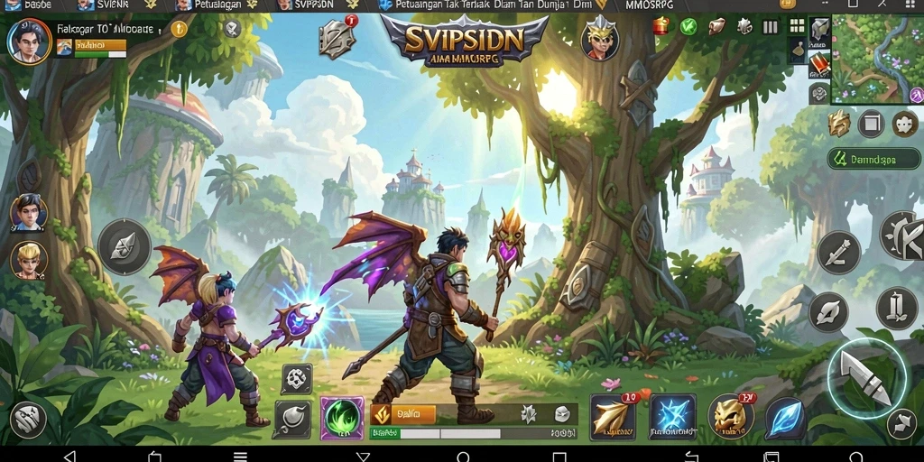 Screenshot permainan <strong>SVIPSIDN</strong> dengan momen pertempuran epik dan petualangan.